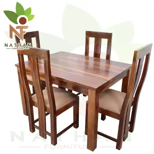 HARDWOOD DINING TABLE