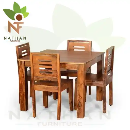 WOOD DINING TABLE (2)