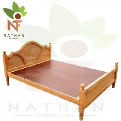 WOODEN COT_5 FEET COT